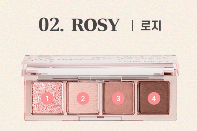 [NATURE REPUBLIC] Daily Basic Palette 2.4~2.7g (6colors) - Daebak