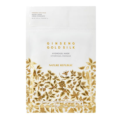 Nature Republic Ginseng Gold Silk Hydrogel Mask 4ea - Daebak