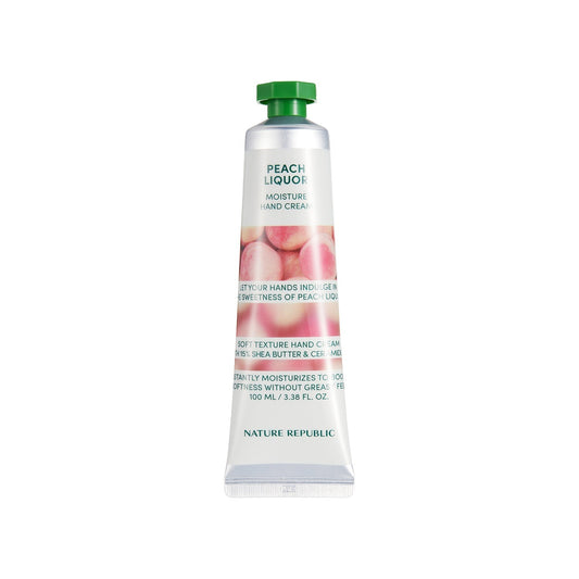 Nature Republic Hand & Nature Hand Cream Peach Liquor - Daebak