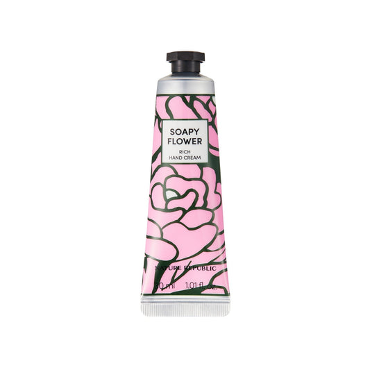 Nature Republic Hand & Nature Rich Hand Cream Soapy Flower - Daebak