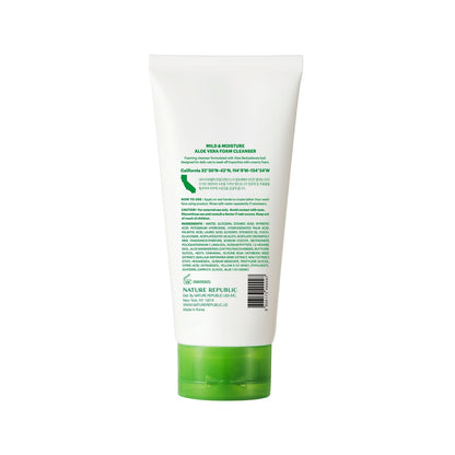 Nature Republic Mild & Moisture Aloe Vera Foam Cleanser - Daebak