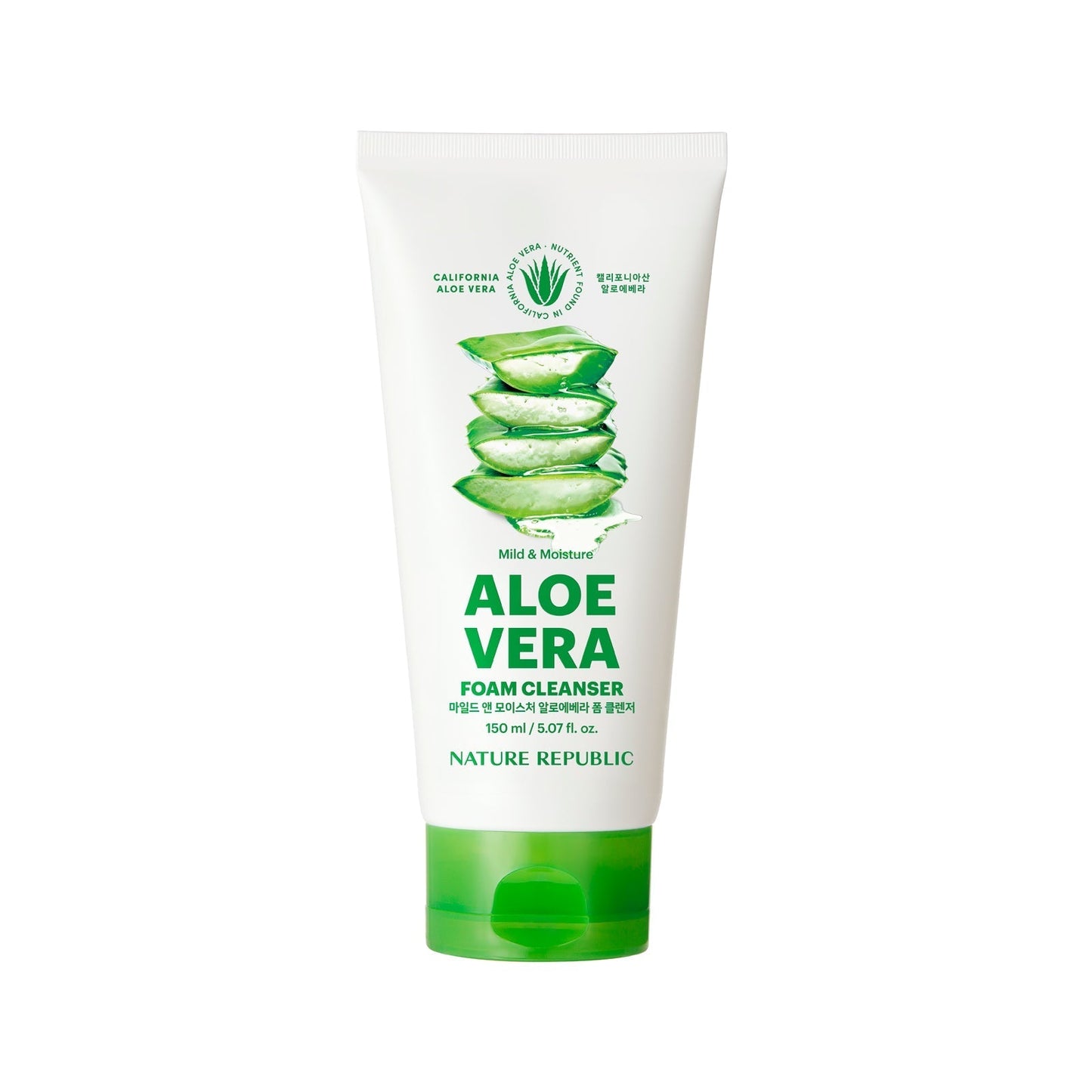 Nature Republic Mild & Moisture Aloe Vera Foam Cleanser - Daebak