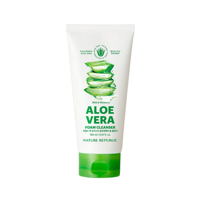 Nature Republic Mild & Moisture Aloe Vera Foam Cleanser - Daebak