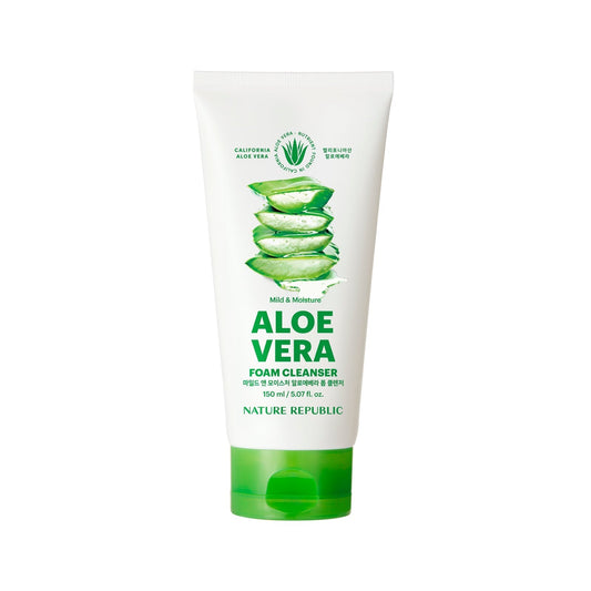Nature Republic Mild & Moisture Aloe Vera Foam Cleanser - Daebak