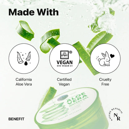 Nature Republic Mild & Moisture Aloe Vera Watery Gel (Tube) - Daebak
