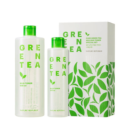 Nature Republic Pure Green Tea Big Toner Special Set - Daebak