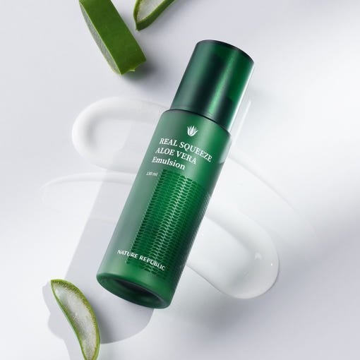 [NATURE REPUBLIC] REAL SQUEEZE Aloe Vera Emulsion 130ml - Daebak