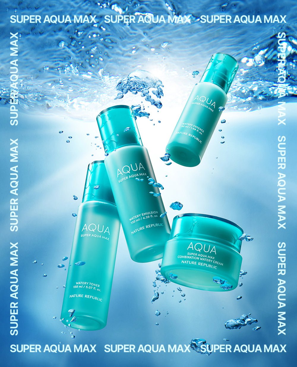 Nature Republic Super Aqua Max Combination Watery Cream (Combination Skin) - Daebak