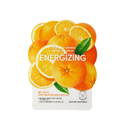 Nature Republic Cold Juicy Fresh Gel Mask Sheet Orange Energizing