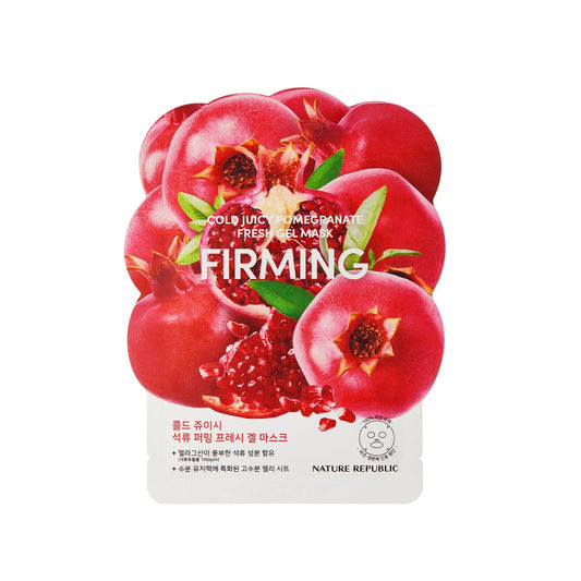 Nature Republic Cold Juicy Fresh Gel Mask Sheet Pomegranate Firming