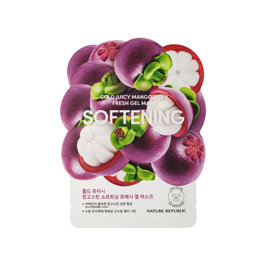 Nature Republic Cold Juicy Fresh Gel Mask Sheet Mangosteen Softening