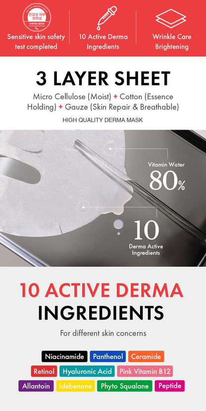Nature Republic Active 80 Mask Sheet Idebenone