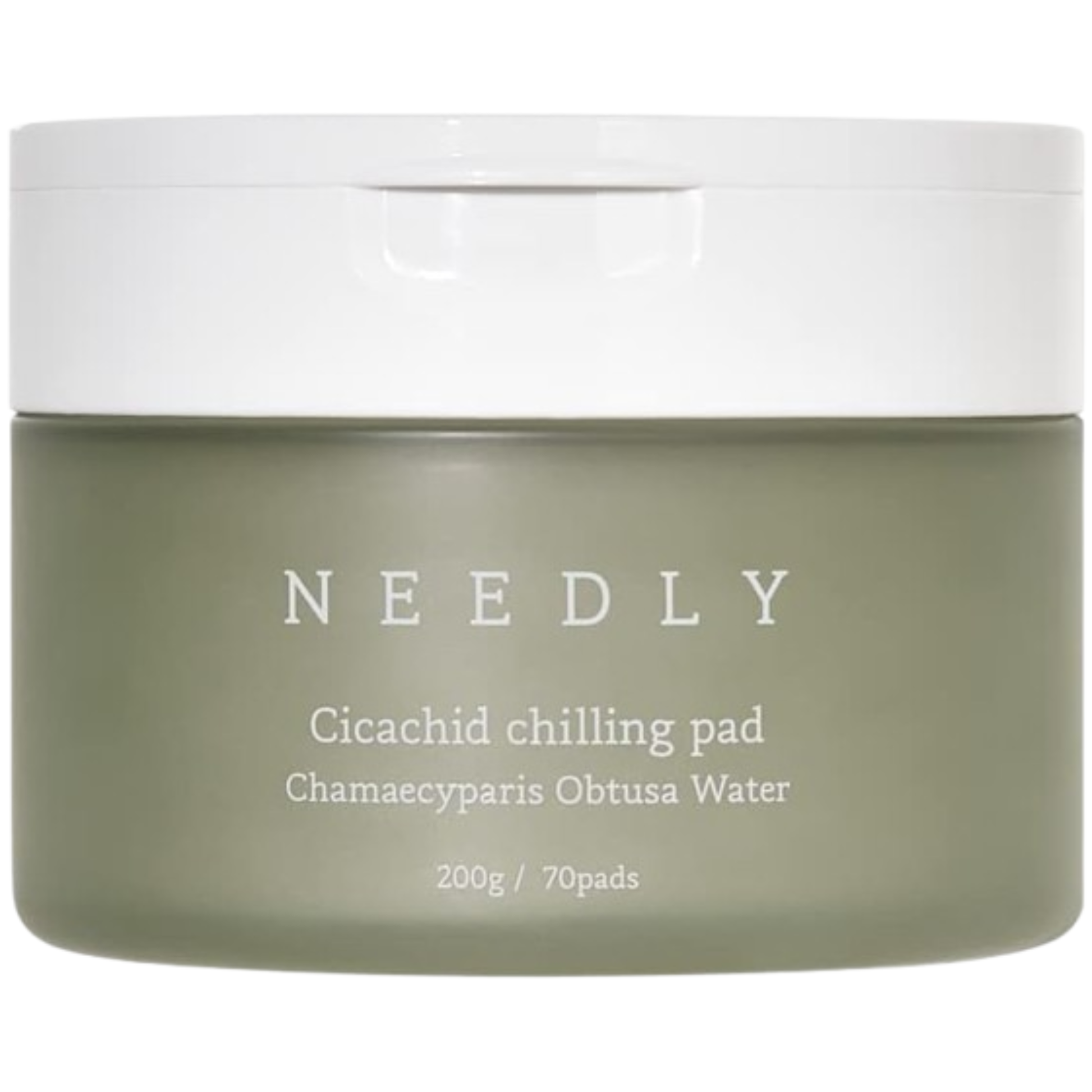 NEEDLY Cicachid Chilling Pad – Soothing & Pore Refining Toning Pads for Sensitive & Acne-Prone Skin (70 Pads) - Daebak