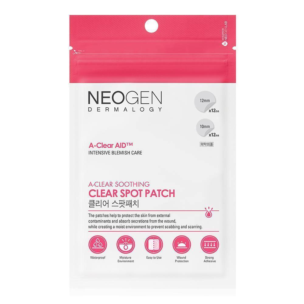 NEOGEN A-Clear AID Soothing Spot Patch, 24 COUNT (1 PACK) - Daebak