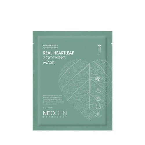 NEOGEN Dermalogy Real Heartleaf Soothing Mask 37g X 5ea - Daebak