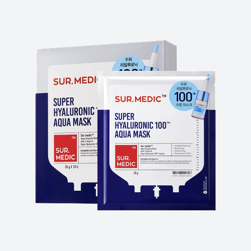 NEOGEN SUR.MEDIC Super Hyaluronic 100 Aqua Mask 30g X 10ea