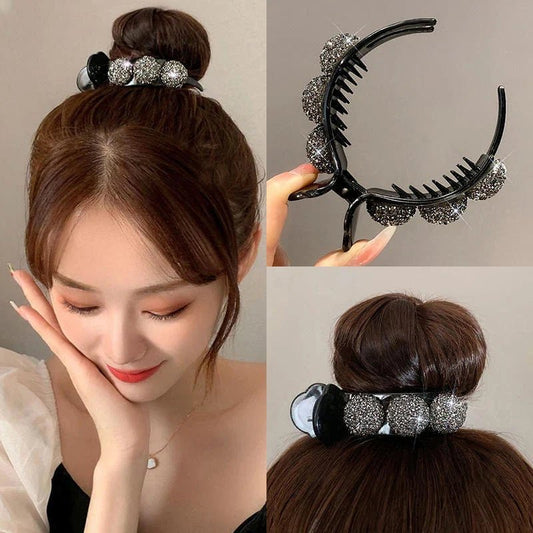 New Korean INS Style Premium Sense Of Ponytail Hair Clips Bow Grab Clip Female High Pill Head Artifacts Clip Headdress Hair Card - Daebak