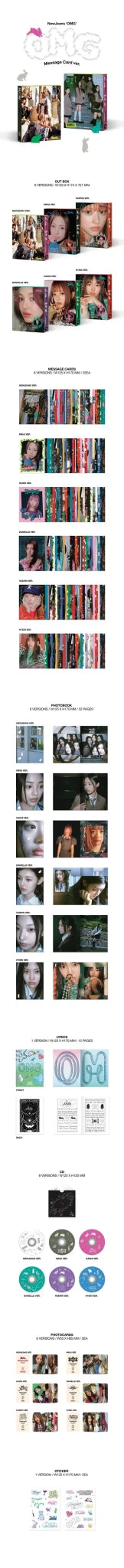 NewJeans - [OMG] (Message Card Ver.) - Daebak