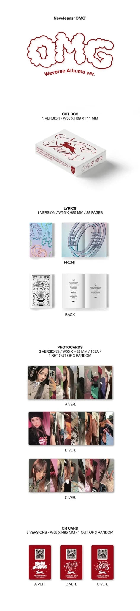 NewJeans OMG Weverse Album Version - Daebak