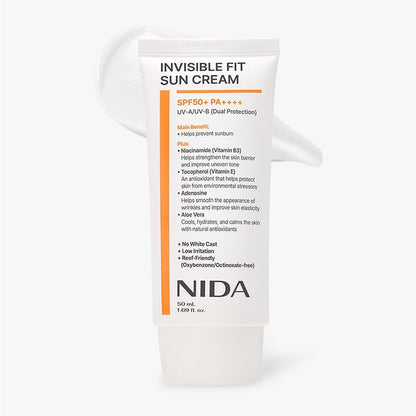 NIDA Invisible Fit Sun Cream 50ml - Daebak