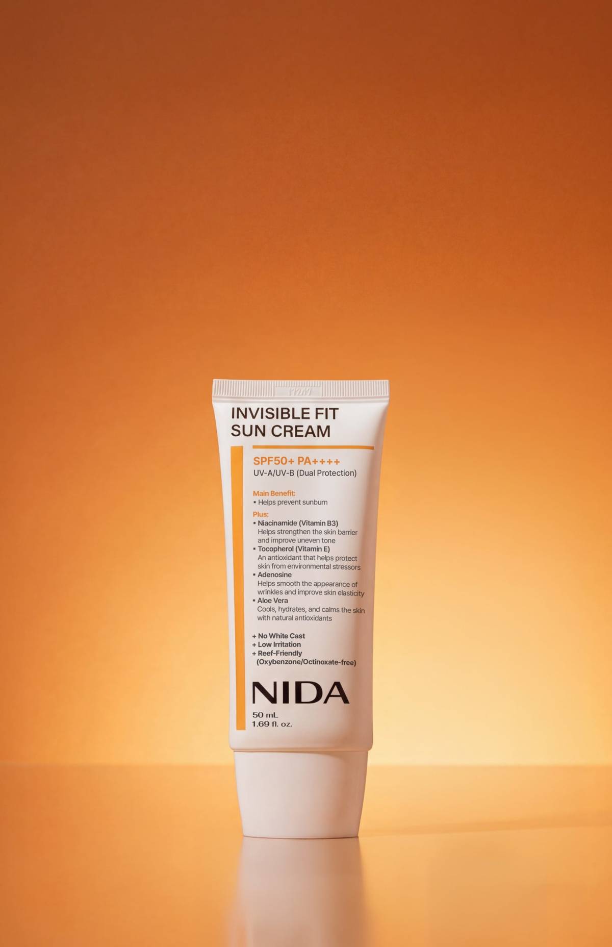 NIDA Invisible Fit Sun Cream 50ml - Daebak