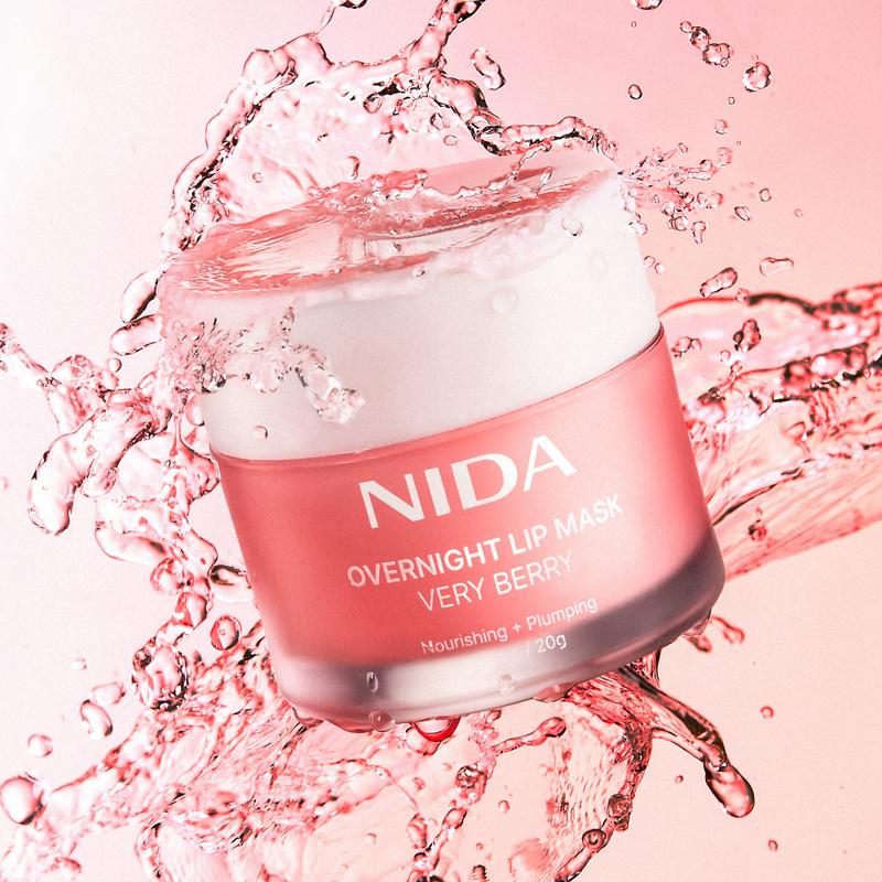 NIDA Overnight Lip Mask 20g Very Berry - Daebak