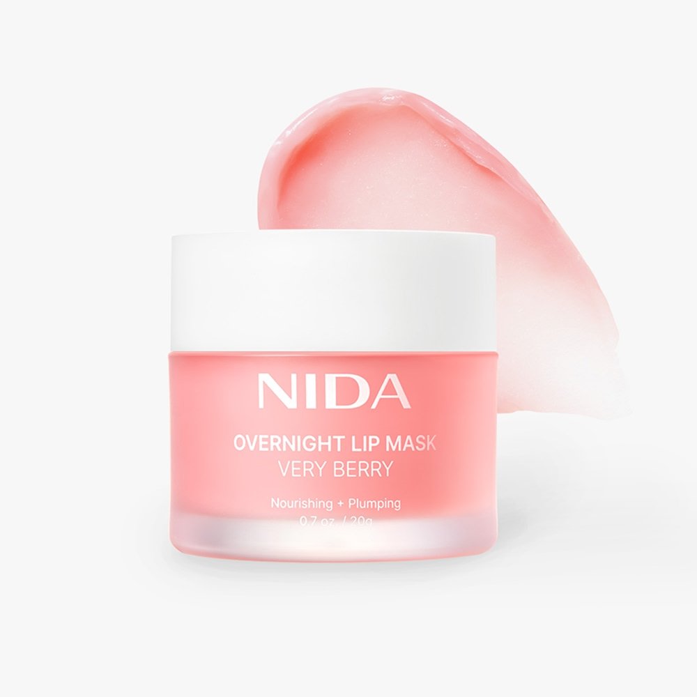 NIDA Overnight Lip Mask 20g Very Berry - Daebak