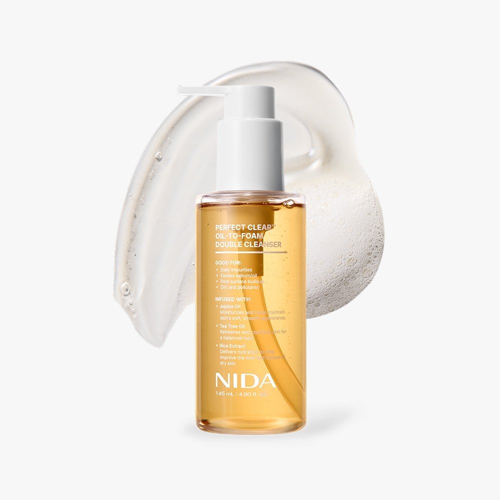 NIDA Perfect Clear Oil-To-Foam Double Cleanser 145ml - Daebak