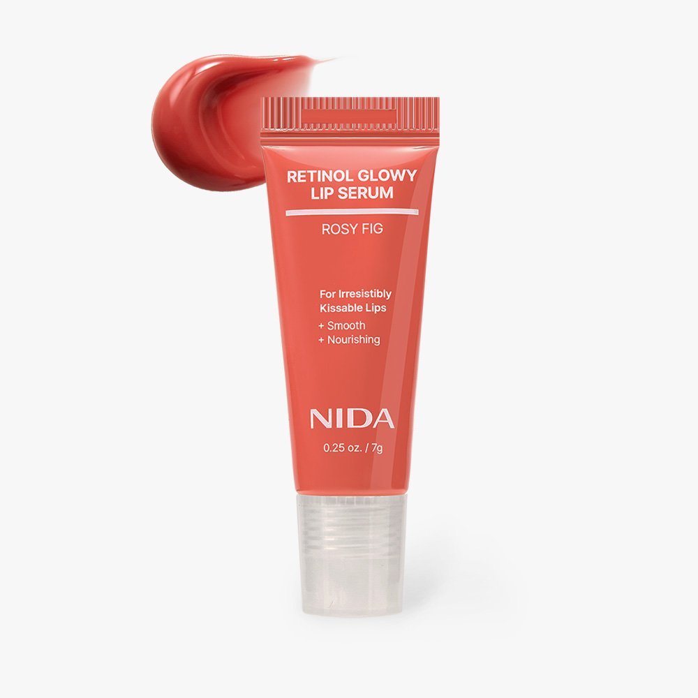 NIDA Retinal Glowy Lip Serum 7g Rosy Fig - Daebak