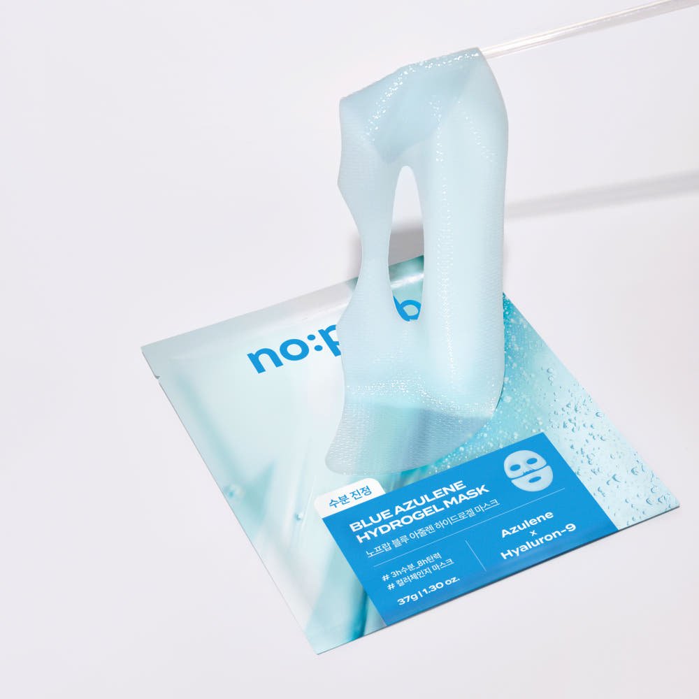 noprob Blue Azulene Hydrogel Mask 37g X 5ea - Daebak