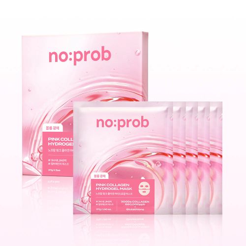 noprob Pink Collagen Hydrogel Mask 37g X 5ea - Daebak
