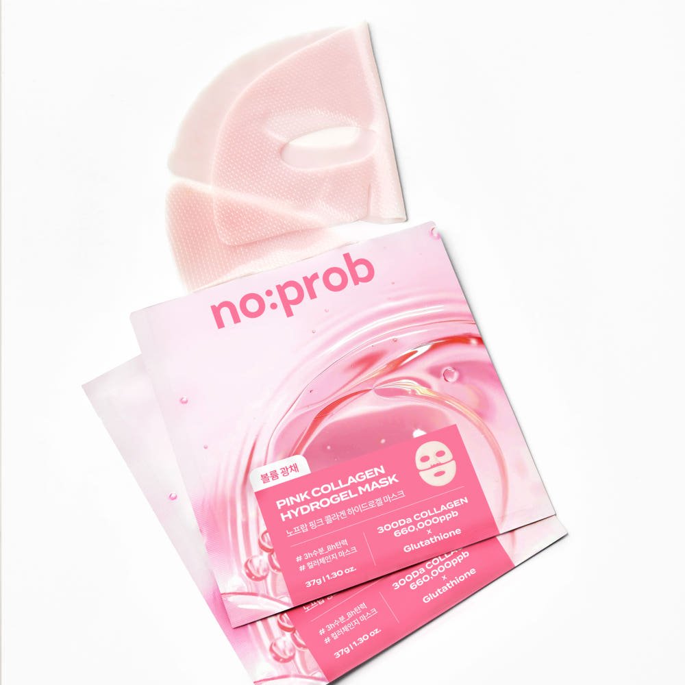 noprob Pink Collagen Hydrogel Mask 37g X 5ea - Daebak