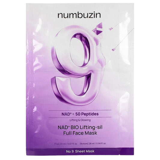 Numbuzin NAD+ BIO Lifting-sil Full Face Mask - Daebak
