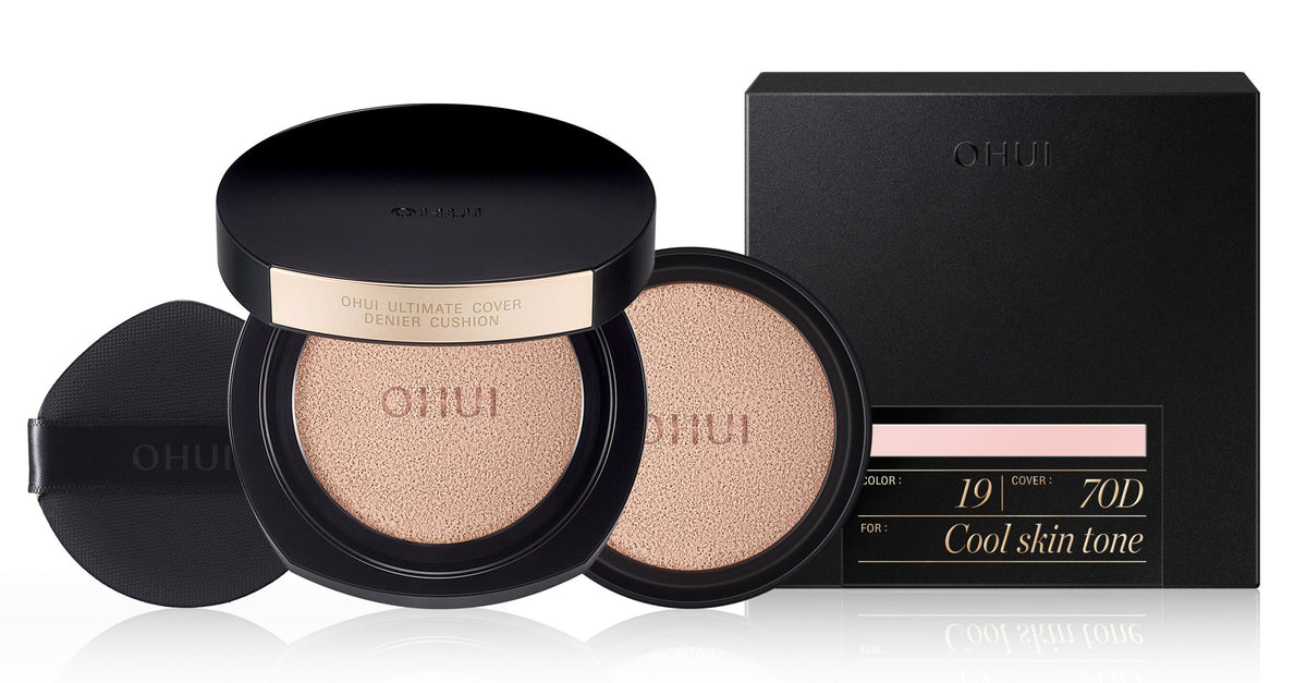 O HUI Ultimate Cover Denier Cushion SPF50+ PA+++ Set 13g+13g(recharge) (9 couleurs)