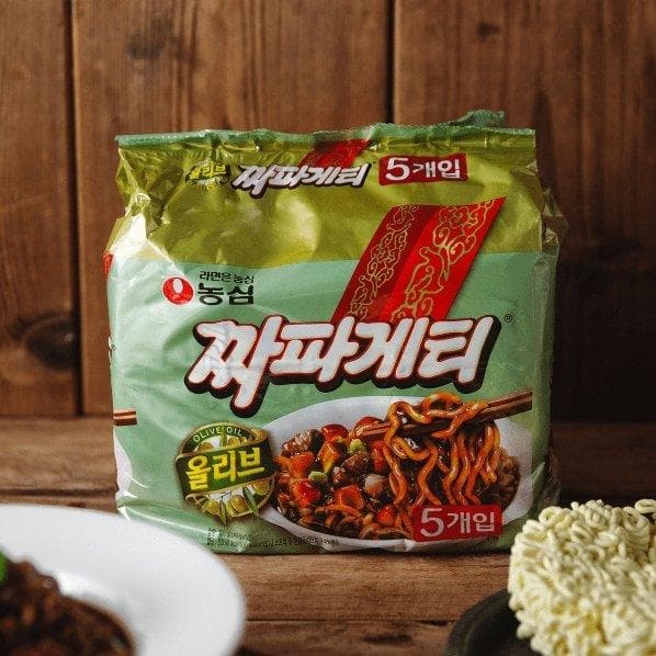 Olive Jjapagetti Black Bean Sauce Ramen 5Packs - Daebak