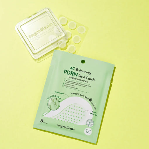 ongredients AC Balancing PDRN Shot Patch 9 Patches (17mm)