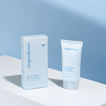 ongredients Blue Tone Up Sun Lotion SPF50+ PA++++ 50ml