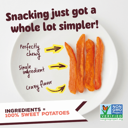 Original Chewy Dried Sweet Potato – Asian Snack (Pack of 18) - Daebak