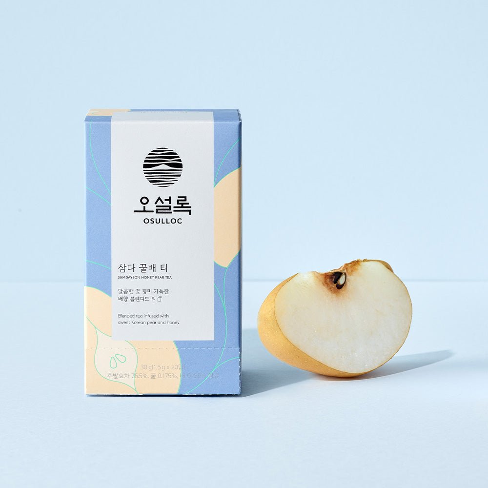 OSULLOC Honey Pear Tea (20 count) - Daebak
