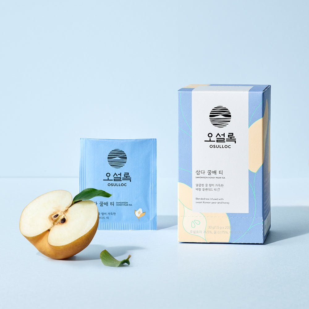 OSULLOC Honey Pear Tea (20 count) - Daebak