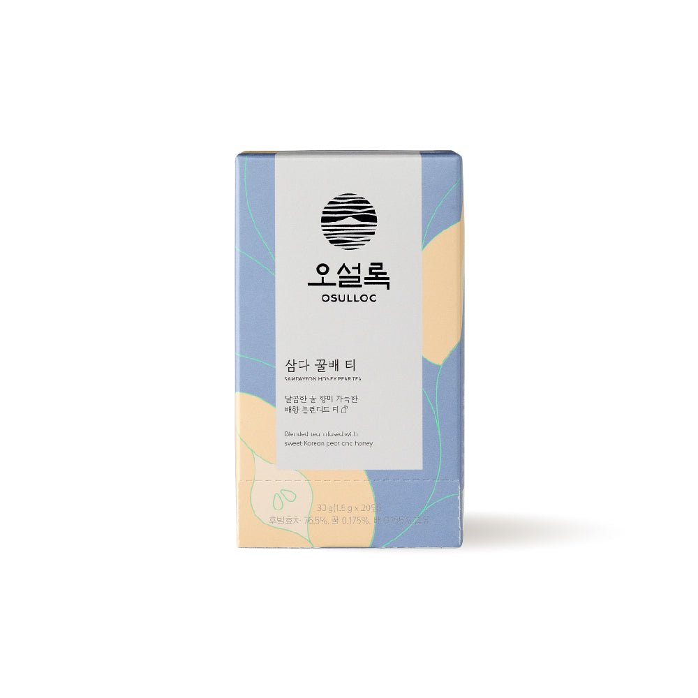 OSULLOC Honey Pear Tea (20 count) - Daebak