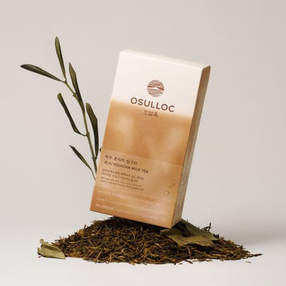 OSULLOC Jeju Hojicha Milk Tea (10 sticks) - Daebak
