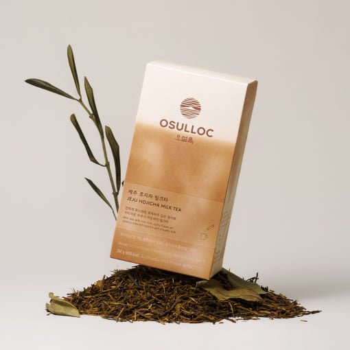 OSULLOC Jeju Hojicha Milk Tea (10 sticks) - Daebak