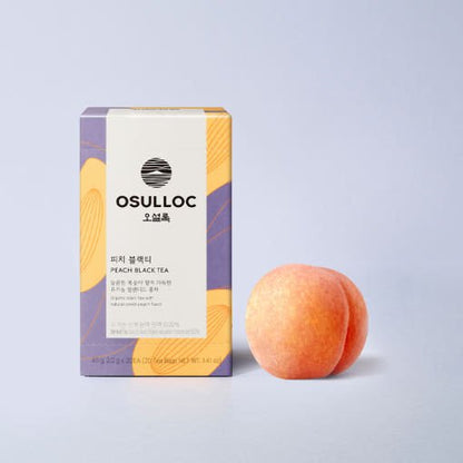 OSULLOC Peach Black Tea (20 count) - Daebak