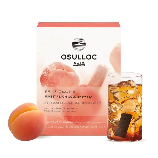 OSULLOC Sunset Peach Cold Brew Tea (20ea) - Daebak