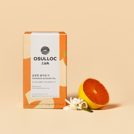 OSULLOC Tangerine Blossom Tea (20 count) - Daebak