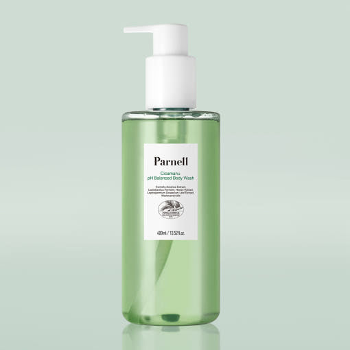 Sabonete líquido corporal com pH equilibrado Cicamanu Parnell 400ml