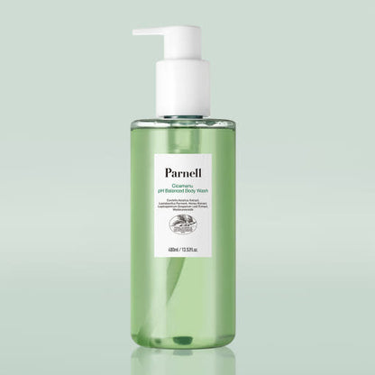 Sabonete líquido corporal com pH equilibrado Cicamanu Parnell 400ml