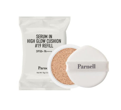 Parnell Serum In High Glow Cushion SPF50+ PA++++ 15g (Refill) #19 Porcelain - Daebak