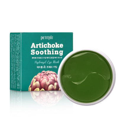 PETITFEE Mascarilla de hidrogel calmante para ojos con alcachofa 80g (60 parches)